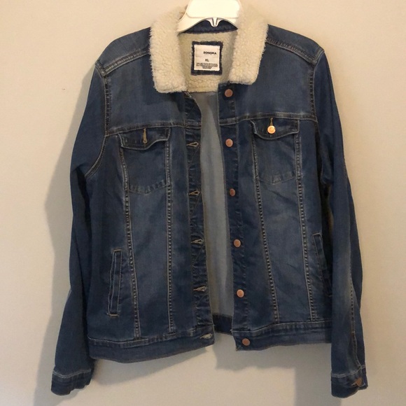 Sonoma Jackets & Blazers - Sonoma Jean jacket with Sherpa collar